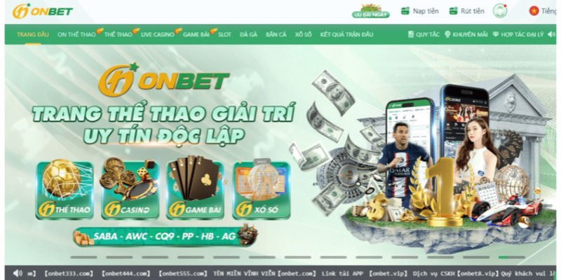 Nạp Tiền Áp mã khuyến mãi khi nạp tiền trên Onbet